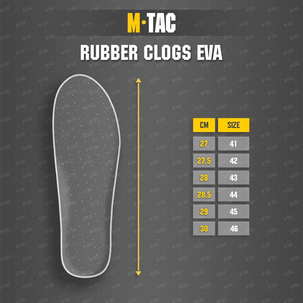Rubber clogs EVA