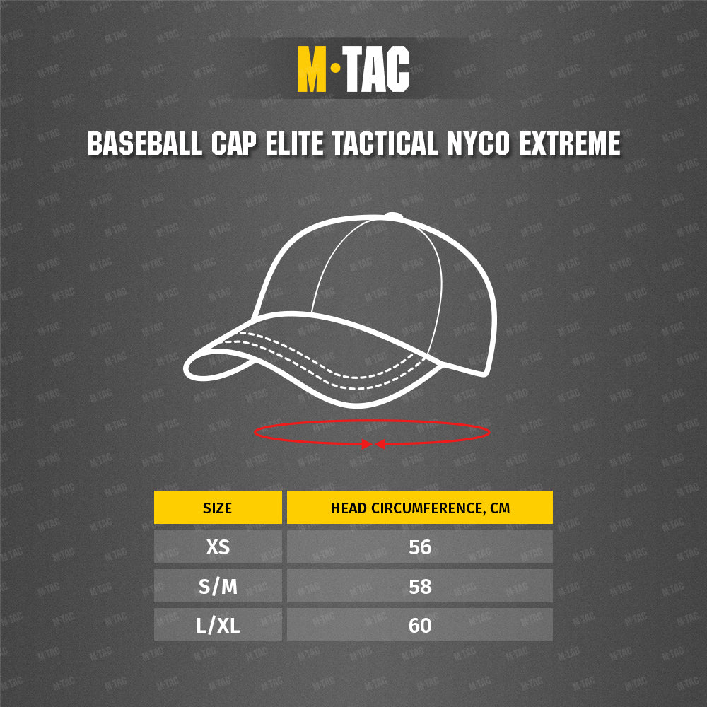 Tactical baseball cap Elite NYCO Extreme
