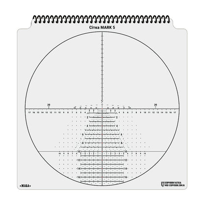 Ecopybook Tactical Sight Reticle Set UA