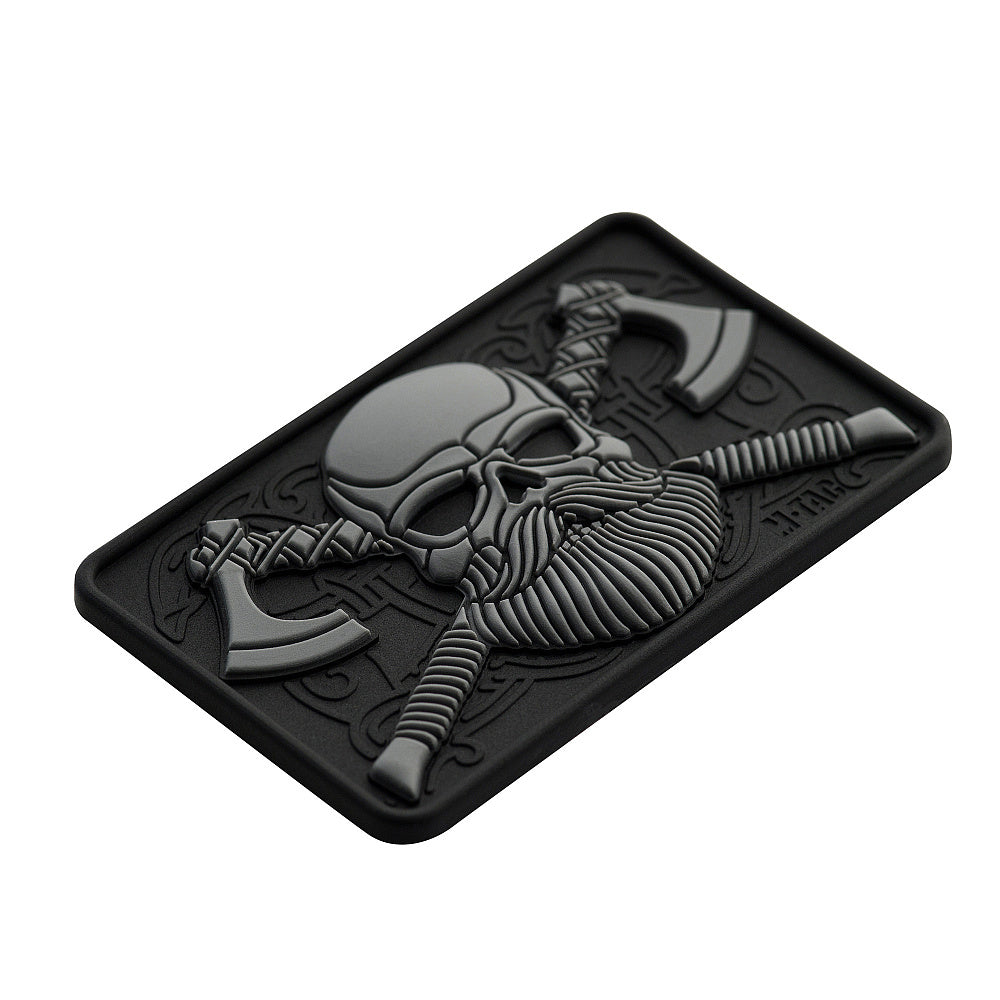 Bearded skull 3d pvc