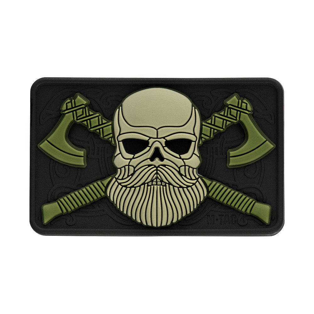 Bearded skull 3d pvc