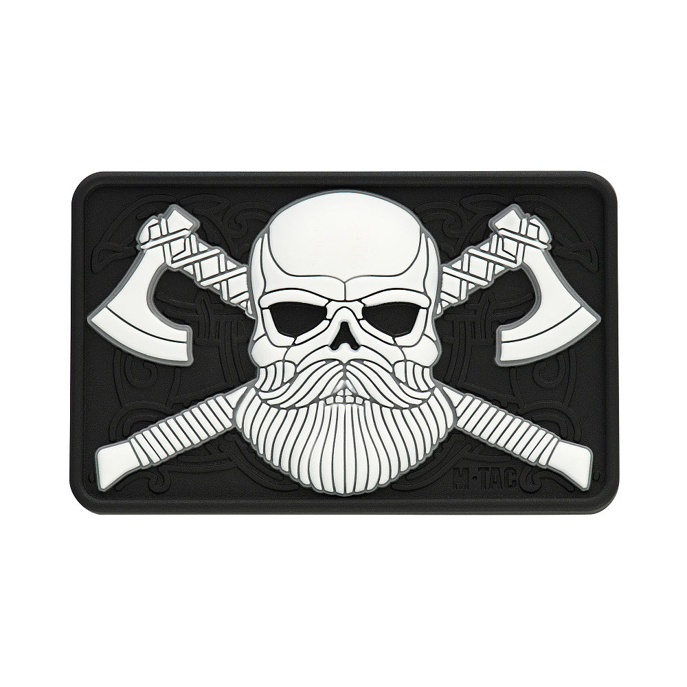 Bearded skull 3d pvc