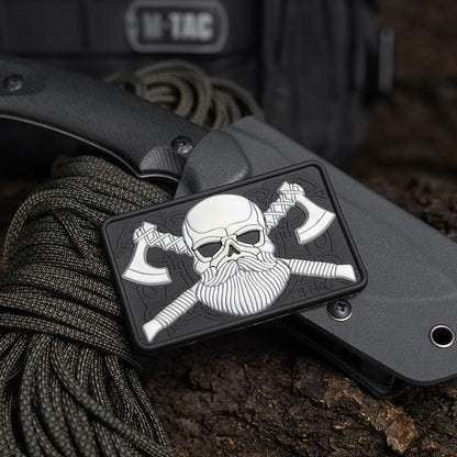 Bearded skull 3d pvc