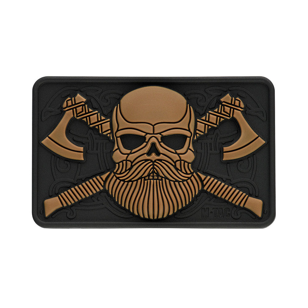 Bearded skull 3d pvc