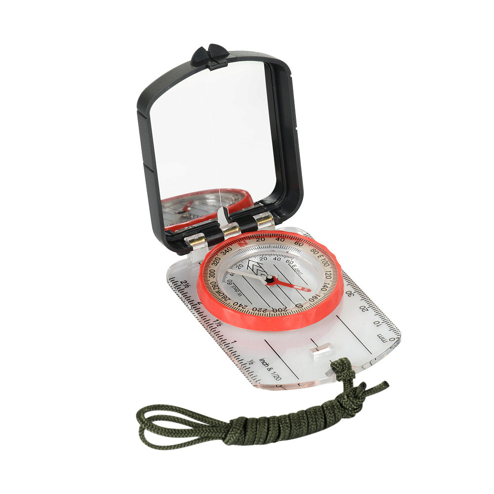 Cartographic Compass With Mirror Small