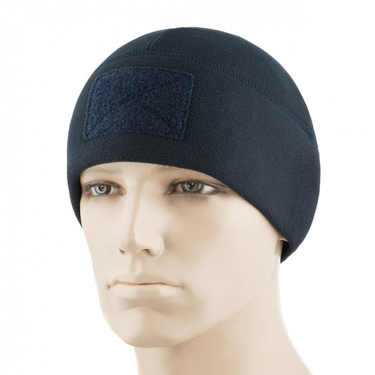 Fleece Tactical Watch Cap Beanie With Patch Panel
