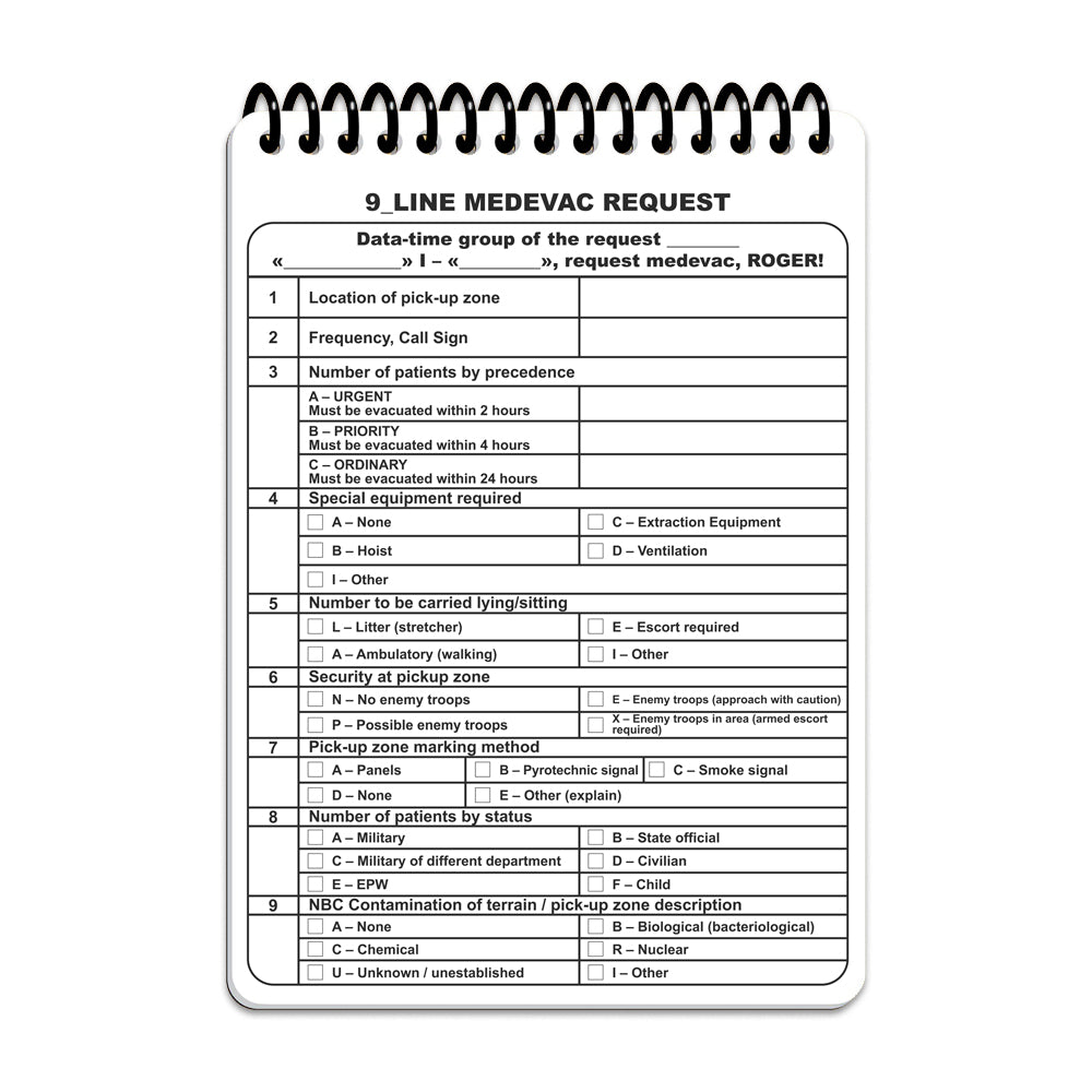 M-Tac Ecopybook Tactical An all-weather notebook (Fireteam-Squad)