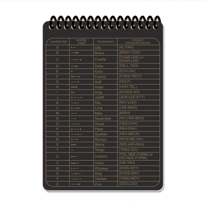 M-Tac Ecopybook Tactical An all-weather notebook (Fireteam-Squad)