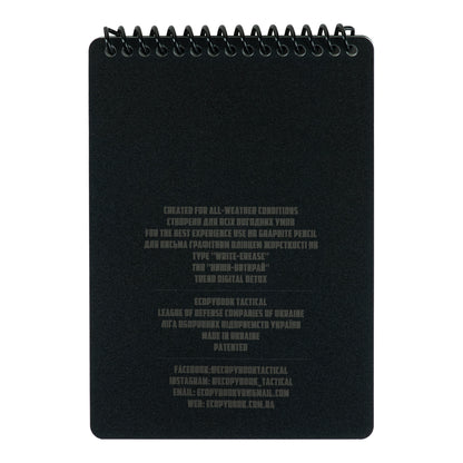 Ecopybook Tactical An all-weather notebook