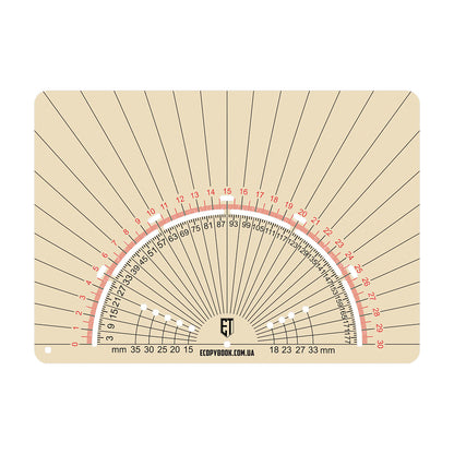 Ecopybook Tactical protractor PR-R