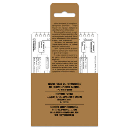 Ecopybook Tactical request for fire support (5 pcs.)