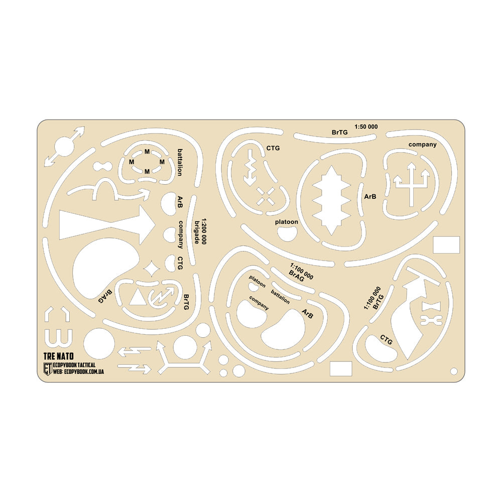 Ecopybook Tactical ruler Echelons NATO