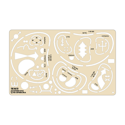 Ecopybook Tactical ruler Echelons NATO