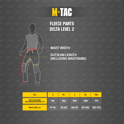 Fleece pants Delta Level 2