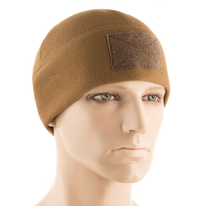 Fleece Tactical Watch Cap Beanie With Patch Panel (270g/m2)