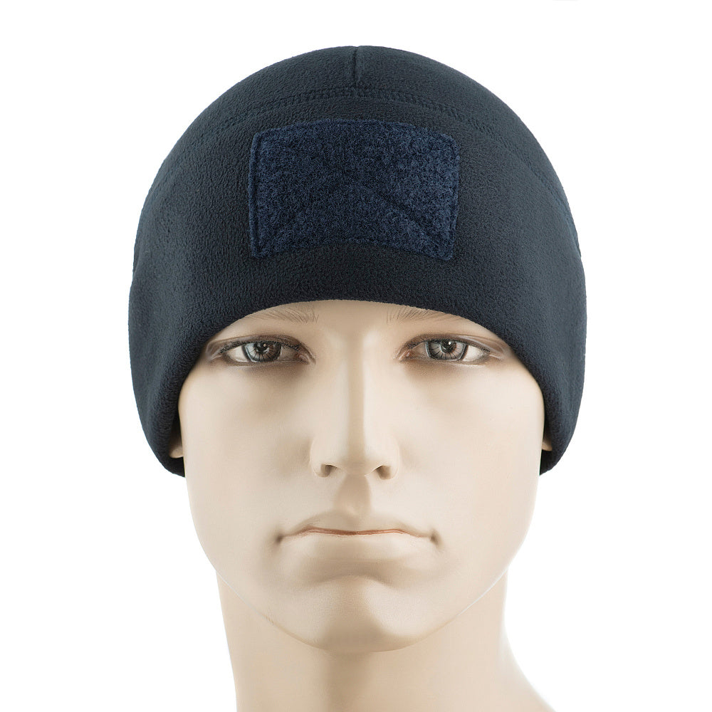 Fleece Tactical Watch Cap Beanie With Patch Panel