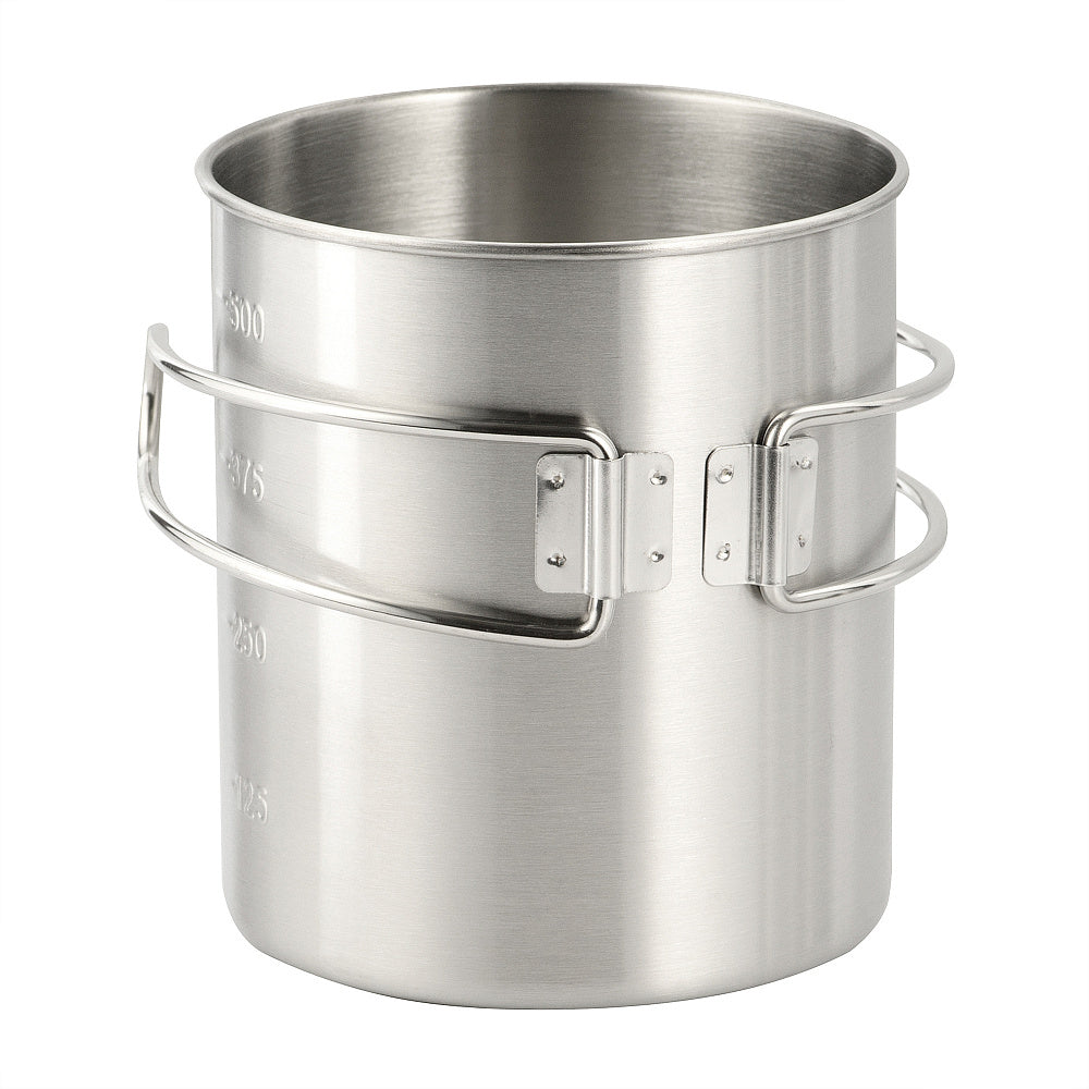 Folding handle mug