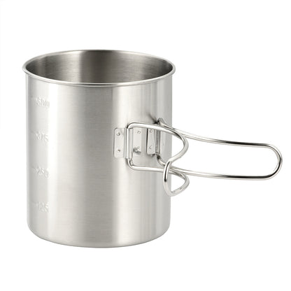 Folding handle mug