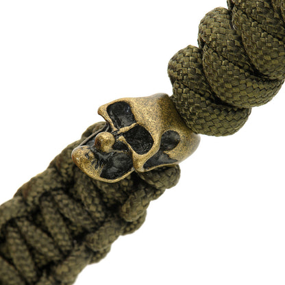 Knife Lanyard Loopy Snake Skull