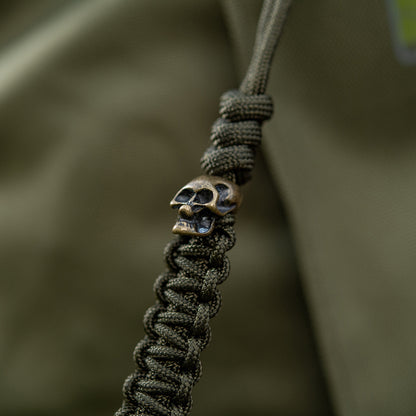 Knife Lanyard Loopy Snake Skull