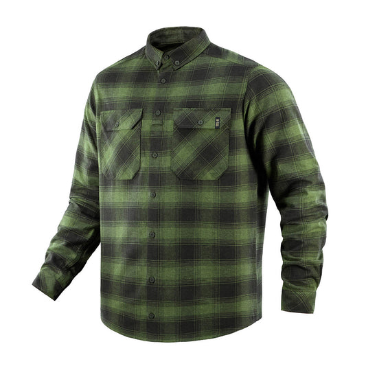 M-Tac Lumberjack Cotton Shirt Olive/Black L/R