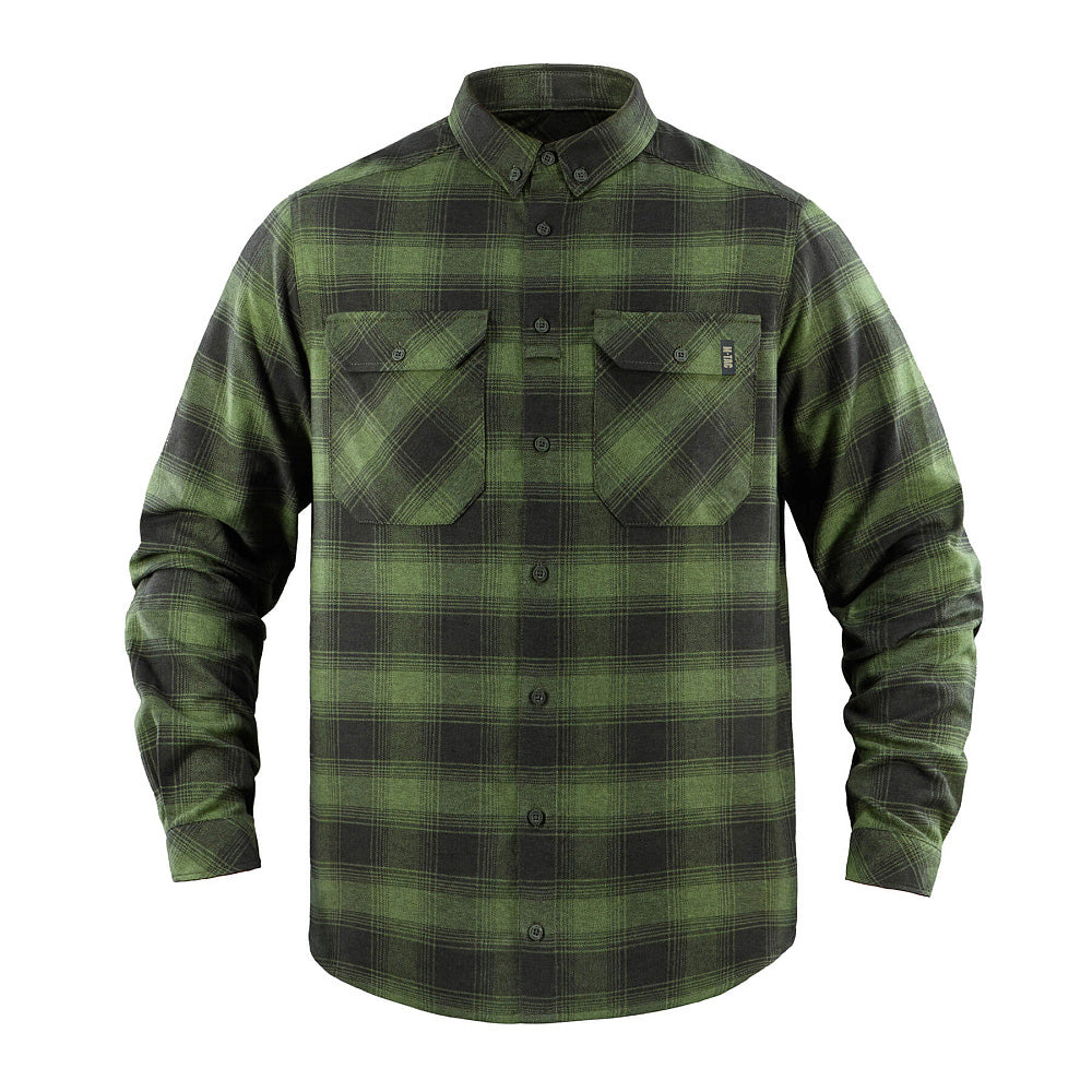 M-Tac Lumberjack Cotton Shirt Olive/Black L/R
