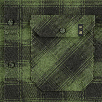 M-Tac Lumberjack Cotton Shirt Olive/Black L/R