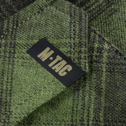 M-Tac Lumberjack Cotton Shirt Olive/Black S/R