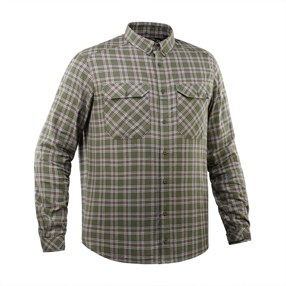 M-Tac Lumberjack Cotton Shirt Olive/Grey 2XL/R