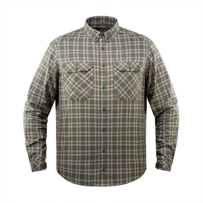 M-Tac Lumberjack Cotton Shirt Olive/Grey 2XL/R