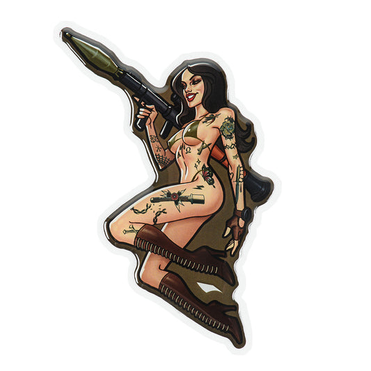 Sticker Tactical girl #9 RPG Hooligan
