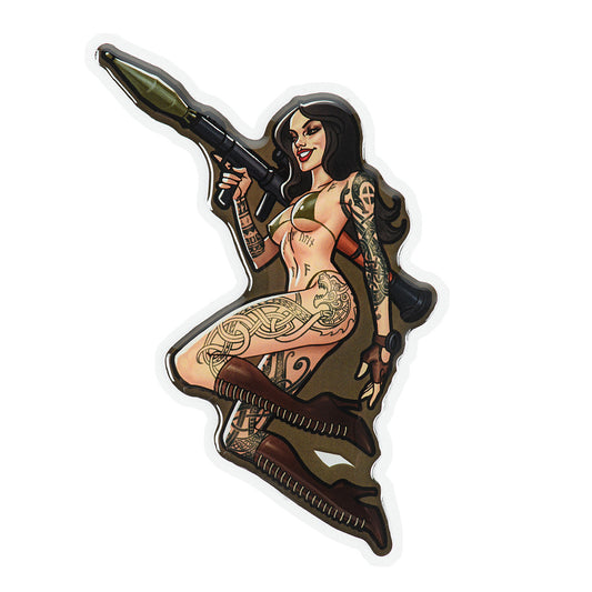 Sticker Tactical girl #9 RPG Skandinavik