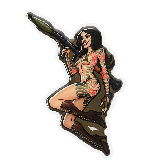 Sticker Tactical girl #9 RPG Yakuza