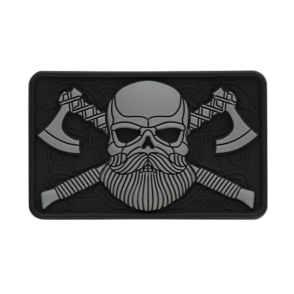 Bearded skull 3d pvc