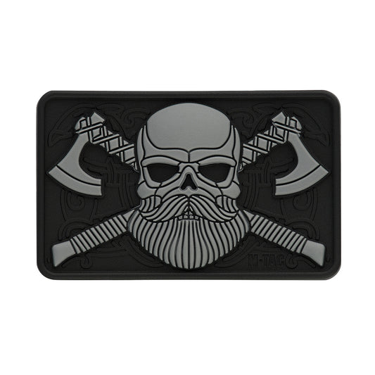 Bearded skull 3d pvc