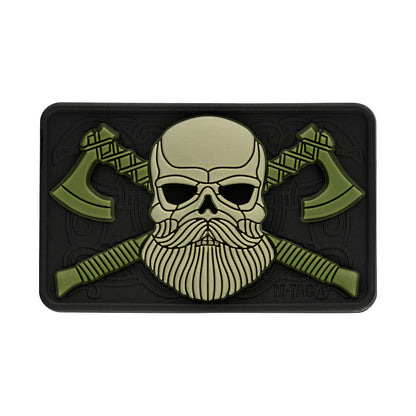 Bearded skull 3d pvc