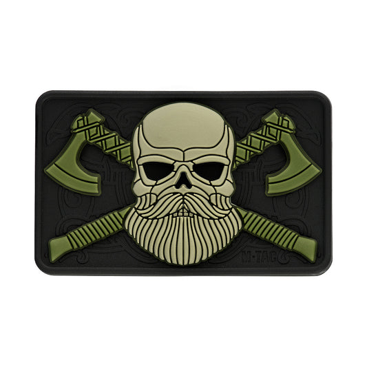 Bearded skull 3d pvc