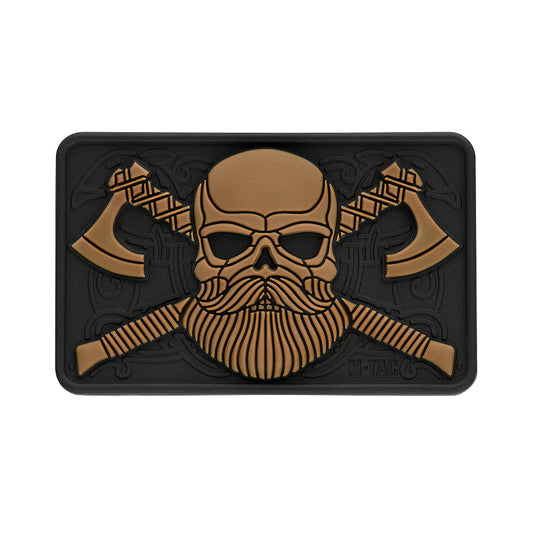 Bearded skull 3d pvc