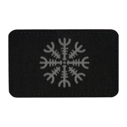 Patch Helmet of Horror horizontal Laser Cut