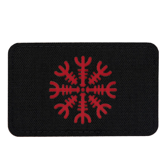 Patch Helmet of Horror horizontal Laser Cut