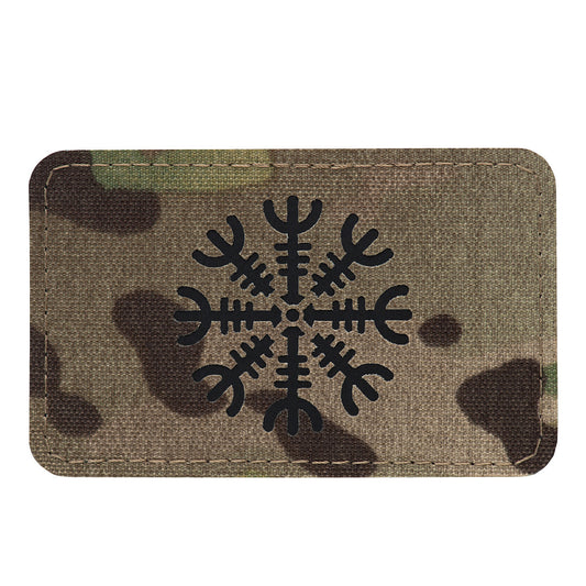 Patch Helmet of Horror horizontal Laser Cut