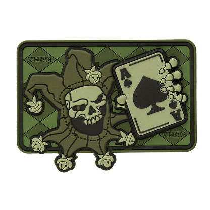 Patch Joker Skull 3D PVC