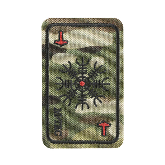 Patch Card Helmet of Horror (embroidery)