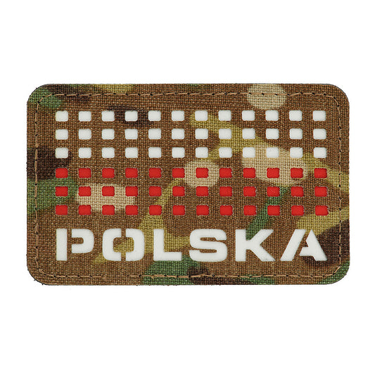 Patch Polska (with flag) 50x80 Laser Cut