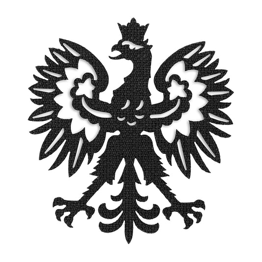 Patch Polski orzeł end-to-end Laser Cut