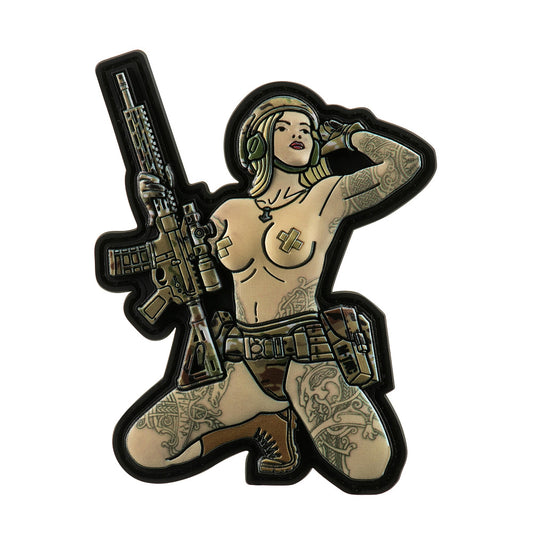 Patch Tactical Girl #1 Skandinavik with Mjollnir PVC