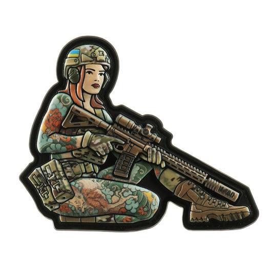 Patch Tactical girl #2 Yakuza brunet PVC