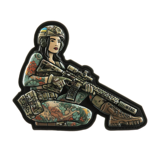 patch Tactical girl #2 Yakuza brunet PVC