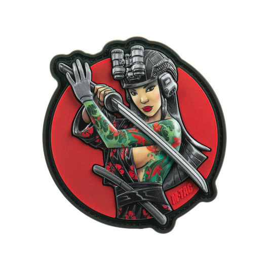 Patch Tactical girl #3 Watterfall Turquoise PVC