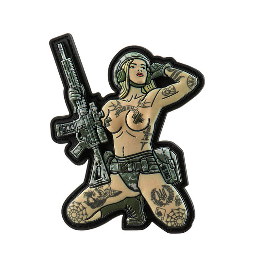 Patch Tactical Girl tattoo Trident PVC MM14